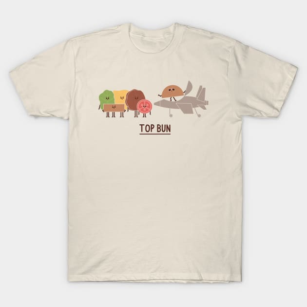 Top Bun T-Shirt by HandsOffMyDinosaur